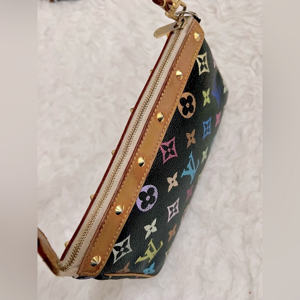 Louis Vuitton Black Clutch with Leather Trim - Picture 11 of 12
